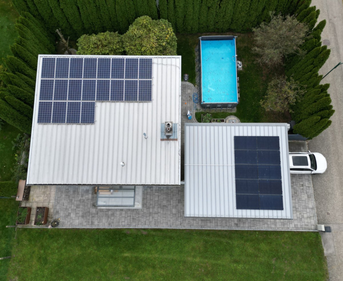 Haus der Familie Laufenböck mit PV-Anlage